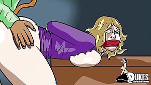 blonde Secretary fucked by huge cock Arab boss